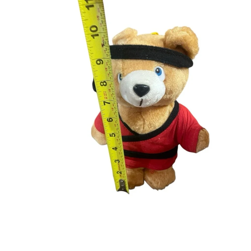 Vintage 1990 Nanco Toys Taekwondo Plush Teddy Bear Martial Arts Karate Belts 90s